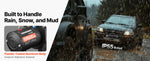 Amocart 13500 lbs Electric Winch 12V Synthetic Rope Car Winch with Wired Wireless Control for Towing SUV Off-Road Jeep Trailer