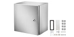 Amocart NEMA Stainless Steel Enclosure 300x300x200 mm IP66 Waterproof & Dustproof Electrical Junction Box with Mounting Plate