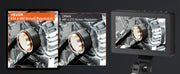 Load image into Gallery viewer, SucceBuy Articulating Borescope Camera with Light Two-way Articulated Endoscope Inspection with 6.4mm Tiny Lens 5" 1080P Screen
