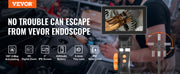 Bild in Galerie-Viewer laden, Amocart Articulating Borescope Camera w/ Light Two-way Articulated Endoscope Inspection with 6.4mm Tiny Lens 5"IPS 1080P Screen
