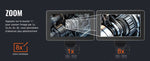 Amocart Articulating Borescope Camera with Light Two-way Articulated Endoscope Inspection with 6.4mm Tiny Lens 5" 1080P Screen