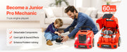 Load image into Gallery viewer, Amocart 60 Pcs Kids Mechanic Car Repair Set with Removable Parts &amp; Horn Workshop Set Engine Toy for Toddler Children Gift
