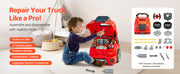 Load image into Gallery viewer, Amocart 60 Pcs Kids Mechanic Car Repair Set with Removable Parts &amp; Horn Workshop Set Engine Toy for Toddler Children Gift
