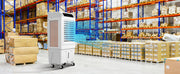Charger l'image dans la visionneuse de galerie, SucceBuy Refroidisseur d'air par évaporation Oscillating Swamp Cooler avec 3 vitesses réglables et minuterie de 12 H Portable pour utilisation intérieure et extérieure
