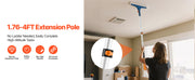 Bild in Galerie-Viewer laden, SucceBuy Telescopic Extension Pole Multi-Purpose Extendable Pole Sturdy Aluminum Alloy Paint Pole Extension Reach Roller Stick
