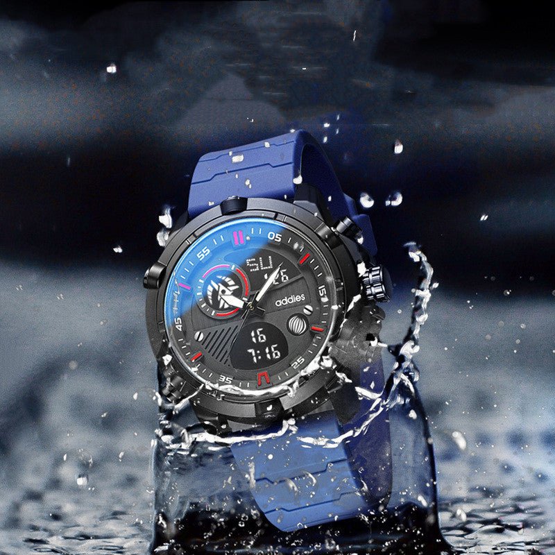 Fashion Men Sports Water Luminous Metal Watch - AMOCARTca0ac7e04a6ab63492c81fb8c5069f57