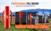 Load image into Gallery viewer, Amocart Fence Post Driver with Handle Pole Pounder Heavy Duty Carbon Steel Hand Post Rammer Fencing Hole Digger for Channel
