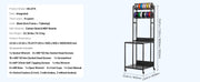 Bild in Galerie-Viewer laden, SucceBuy 4-Tier 3D Printer Filament Storage Rack with Wheels Printer Stand Spools Holder Cart for 3D Printing Station Office
