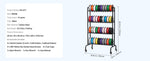 SucceBuy 3D Printer Filament Storage Rack 4Tier Heavy Duty Rolling Spool Holder Racks with Wheels Filaments Organzied for Office