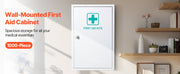 Charger l'image dans la visionneuse de galerie, SucceBuy 3-Shelf First Aid Cabinet 1000Pcs Wall Mounted OSHA&amp;ANSI 2015 (Class A) Industrial Emergency Metal Med Box for Business

