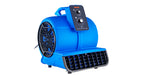 Amocart Pivoting Utility Fan 600 CFM High Velocity Floor Blower 300° Blowing Angle Air Mover for Drying Cooling Ventilating