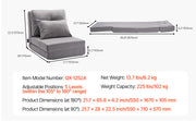 Load image into Gallery viewer, Amocart Floor Chair Recycled Foam Folding Sofa Chair Multifunctional Floor Chair with Back Support Ideal for Sleeping Reading
