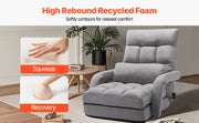 Load image into Gallery viewer, Amocart Floor Chair Recycled Foam Folding Sofa Chair Multifunctional Floor Chair with Back Support Ideal for Sleeping Reading
