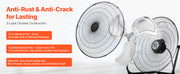 Bild in Galerie-Viewer laden, Amocart Floor Fans 3 Speeds High Velocity Heavy Duty Industrial Fan 4800 CFM 360° Adjustable Tilt for Gym Home Commercial Shop
