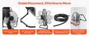 Bild in Galerie-Viewer laden, Amocart Floor Fans 3 Speeds High Velocity Heavy Duty Industrial Fan 4800 CFM 360° Adjustable Tilt for Gym Home Commercial Shop
