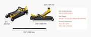 Load image into Gallery viewer, SucceBuy 2.5 Ton Floor Hydraulic Jack Pneumatic Low Profile Floor Jack Heavy-Duty Steel Floor Jacks with Single Piston Lift Pump
