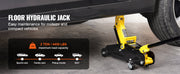 Charger l'image dans la visionneuse de galerie, SucceBuy 2T Low Profile Floor Jack Iron Hydraulic Racing Floor Jack Hydraulic Car Jack with Single/Dual Piston Quick Lift Pump
