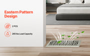 Charger l'image dans la visionneuse de galerie, SucceBuy 4 x 10 Inch Floor Registers Vent Grilles  HVAC Heavy-Duty Walkable Iron Floor Vents with Metal Damper for Home &amp; Office
