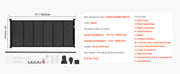 Bild in Galerie-Viewer laden, Amocart 55/71/110in Retractable Baby Gate 34in Tall Extends Wide Retractable Gate for Kids Pets Mesh Material Easy to Install
