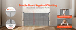 Amocart 55/71/110in Retractable Baby Gate 34in Tall Extends Wide Retractable Gate for Kids Pets Mesh Material Easy to Install