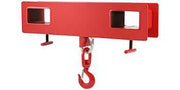 Load image into Gallery viewer, Amocart Forklift Lifting Hoist Swivel Hook Mobile Crane 4400 lbs 2 Ton Lift Mobile Crane Attachments for Garage Workshop
