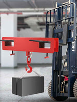 Amocart Forklift Lifting Hoist Swivel Hook Mobile Crane 4400 lbs 2 Ton Lift Mobile Crane Attachments for Garage Workshop