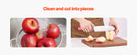 Amocart 9L 14L Fruit Wine Press Stainless Steel Basket with Cross-beam and Triangular Structure Manual Juice Maker for Kitchen