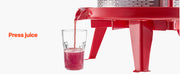 Load image into Gallery viewer, Amocart 9L 14L Fruit Wine Press Stainless Steel Basket with Cross-beam and Triangular Structure Manual Juice Maker for Kitchen
