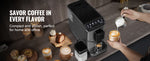 SucceBuy Automatic Espresso Machine Coffee Latte Machine with Color Touch Screen 15 Grinding Levels and Removable Milk Reservoir