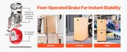 Load image into Gallery viewer, Amocart 4PCS Furniture Dolly 1200Lbs/3474Lbs Fridge Movers with 5 360° Rotation Wheels&amp;Lift Slider Tool Set for Appliances Sofa
