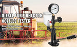 Amocart DieselFuel Injector Tester 6000PSI With DualScale Gauge Engine FuelTest Tool Diesel Injector Nozzle Pop Pressure Tester