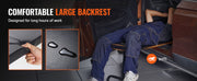 Charger l'image dans la visionneuse de galerie, SucceBuy Under Dash Creeper, 40 in, 20.3-27.4 in Height Adjustable Laying Down or Upright Inside of Car or Truck for Garage Shop
