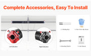 Load image into Gallery viewer, Amocart Garage Door Torsion Springs Pair Cycles Electrophoresis Black Coated for Replacement Garage Door Springs
