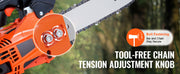 Load image into Gallery viewer, Amocart Gas Chainsaw Gasoline Powered Chain Saw Handheld Cordless Petrol Chainsaws for Tree Wood Branch Cutting Tree Trimming
