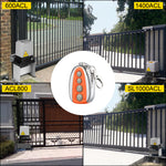 Amocart Sliding Gate Opener Remote 4-Button Automatic Gate Opener Remote Remotes for Garage Door Openers Smart Key Security Kit