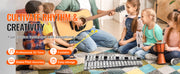 Charger l'image dans la visionneuse de galerie, Amocart 32 Note Glockenspiel Xylophone Bell Kit Percussion Instrument with Mallets Drum Sticks Carrying Bag for Adults Students
