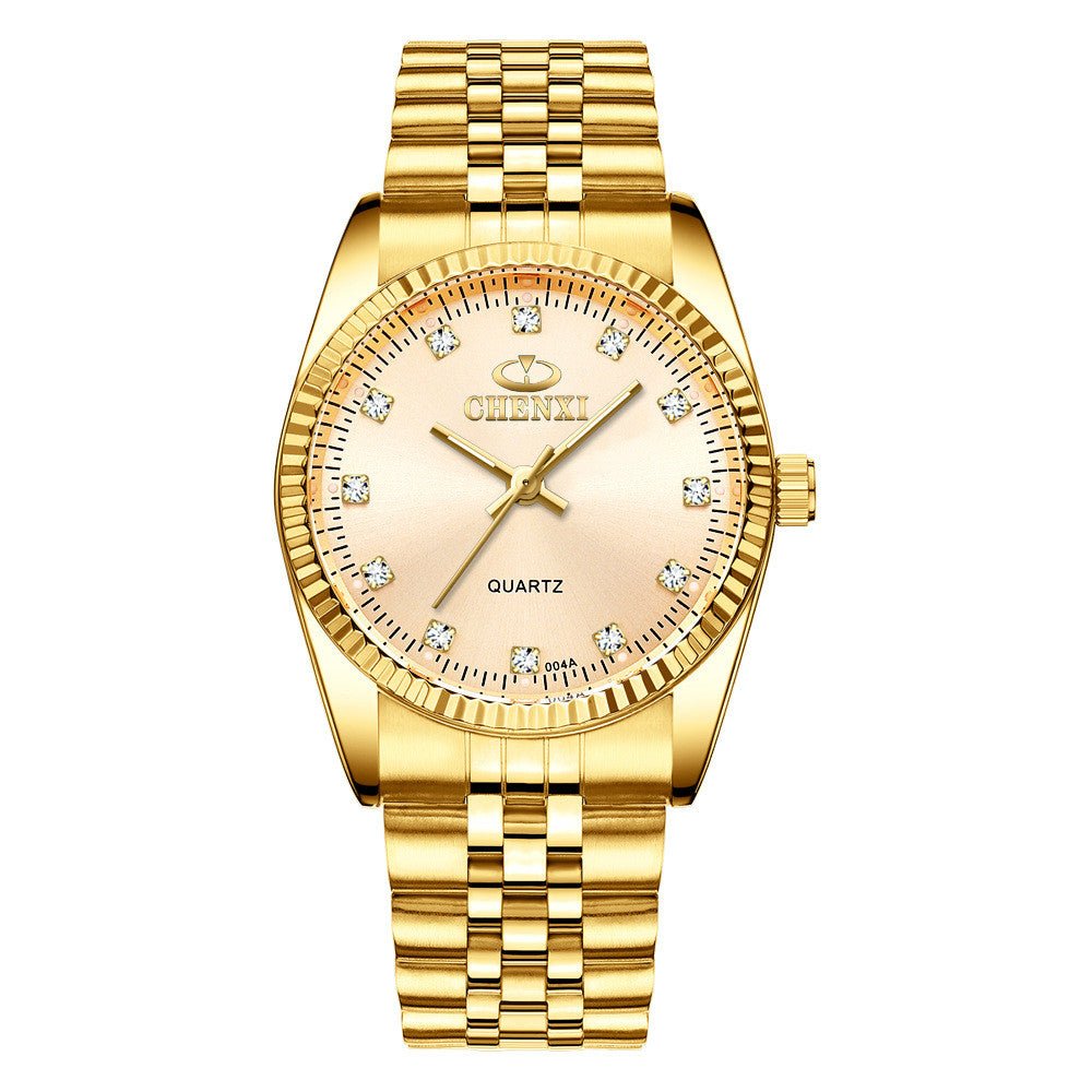 Golden couple watch men - AMOCART7492f34180fdc4d5da2b789ac129aa7d