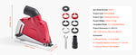 Amocart Cutting Dust Shroud for Angle Grinders 4-5 in Angle Grinder Dust Shroud with 6 Clamping Washers for Concrete Wall Stone
