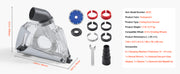 Charger l'image dans la visionneuse de galerie, Amocart Cutting Dust Shroud for Angle Grinders Universal 4-5 in Angle with 6 Clamping Washers &amp; 5 in Diamond Grinding Cup Wheel
