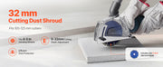 Charger l'image dans la visionneuse de galerie, Amocart Cutting Dust Shroud for Angle Grinders Universal 4-5 in Angle with 6 Clamping Washers &amp; 5 in Diamond Grinding Cup Wheel
