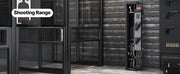 Load image into Gallery viewer, SucceBuy Gun Safe Cold-Rolled Steel Fireproof Cabinet with Keypad &amp; Key with Magazine and Lighting Adjustable Racks for Rifles
