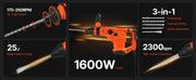 Load image into Gallery viewer, Amocart Corded Hammer Drill 1600W 175-350RPM Electric Demolition Drills 2-Inch SDS-Max Rotary Hammer Driver for Concrete Wood
