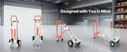 Load image into Gallery viewer, SucceBuy 1000 lbs 4 in 1 Hand Truck Convertible Dolly with Non-Slip Handle Aluminum Alloy Portable Trolley for Moving Home
