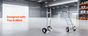 Charger l'image dans la visionneuse de galerie, Amocart 500LBS Hand Truck Dolly with Non-Slip Wheels &amp; Tie-down Strap Aluminum Alloy Portable Trolley for Moving Home Warehouse
