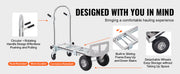 Load image into Gallery viewer, Amocart Folding Hand Truck Aluminum Heavy Industrial Collapsible Dolly Cart for Transport and Moving in Warehouse Supermarket

