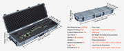 Charger l'image dans la visionneuse de galerie, Amocart Hard Rifle Case Lockable Rifle Case w/ Pre-cut Foams &amp; Wheels IP67 Waterproof Pistol Storage Cases for Rifles Shotguns
