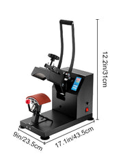 Load image into Gallery viewer, Amocart Hat Cap Heat Press 5.5 x 3.5 inch Heat Transfer Stamping Sublimation Machine Digital Display Clamshell DIY Advertising
