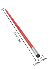Bild in Galerie-Viewer laden, Amocart Hay Spear Bale Spear Capacity Spike Quick Attach Square Hay Red Coated Forks Hex Nut  Sleeve for Bucket Tractor Loader

