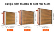 Bild in Galerie-Viewer laden, Amocart Heat Exchanger Water to Air 18"x 20" for Outdoor Wood Furnaces Residential Heating and Cooling and Forced Air Heating
