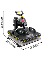 Amocart 5 6 8 in 1 Heat Press Machine T shirt Heat Transfer Printer Muntifunctional Sublimation Mug/Latte Mug/Hat/Plate/Bottle